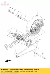 Tutaj możesz zamówić odlewane ko? O, ty? Od Yamaha , z numerem części 39P25338008L: