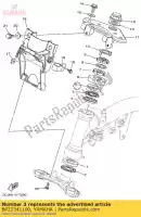 BP22341100, Yamaha, Race, bal 1 yamaha ag200fe gpd150a nmax 155 ttr50e 200 150 50 , Nieuw