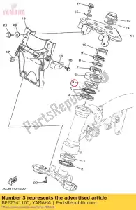 yamaha BP22341100 gara, palla 1 - Il fondo