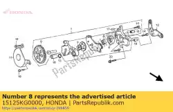 Ici, vous pouvez commander le pas de description disponible auprès de Honda , avec le numéro de pièce 15125KG0000: