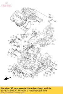 yamaha 1D7134050000 rura olejowa komp. 1 - Dół