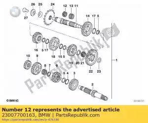 bmw 23007700163 needle cage - 22x26x10 - Bottom side