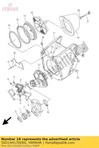 yamaha 5XD144170000 pokrywa 1 - Dół