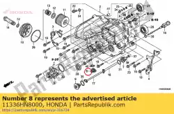 Ici, vous pouvez commander le pas de description disponible auprès de Honda , avec le numéro de pièce 11336HN8000: