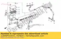 22890MZ0A41, Honda, cylinder sub assy., clutc honda gl valkyrie f6c goldwing se gl1500c 1500 , New