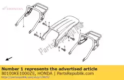 Here you can order the fnd,rr*nh-138* from Honda, with part number 80100KE1000ZE: