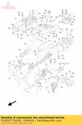 band 2 van Yamaha, met onderdeel nummer 5YKE477T0000, bestel je hier online: