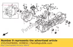 Here you can order the tube, oil pass from Honda, with part number 15525GF8000: