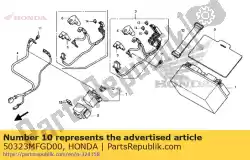 Aquí puede pedir banda, batería de Honda , con el número de pieza 50323MFGD00: