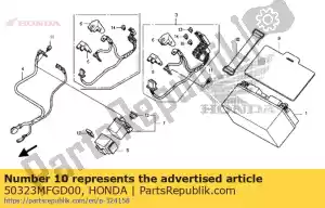 honda 50323MFGD00 band, battery - Bottom side