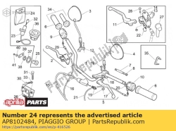 Aprilia AP8102484, Kit di blocco hardware, OEM: Aprilia AP8102484