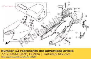 Honda 77325MGND00ZB set illust*type2* - Bottom side