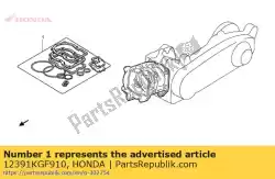 Here you can order the gasket, head cover from Honda, with part number 12391KGF910: