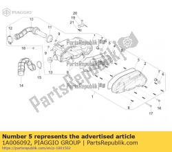 Aprilia 1A006092, Juntas, OEM: Aprilia 1A006092