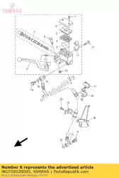 Here you can order the cap, reservoir from Yamaha, with part number 4KLF58520000: