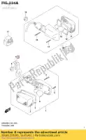 3568132E00, Suzuki, soporte, signo fr. suzuki  dr 650 1998 1999 2000 2017 2018 2019, Nuevo