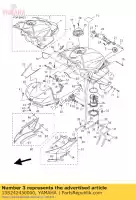 13S242450000, Yamaha, afbeelding, brandstoftank 2 yamaha yzf r 600 2008, Nieuw