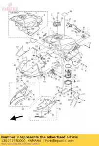 yamaha 13S242450000 grafica, serbatoio carburante 2 - Il fondo