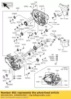 601A6204, Kawasaki, Roulement à billes, # 6204 klf220-a1 kawasaki eliminator kfx zephyr zx 125 450 750 900 1100 1992 1993 1994 1995 1996 1997 1998 1999 2000 2001 2002 2003 2004 2005 2006 2007 2008 2009 2010 2011 2012 2013 2014, Nouveau