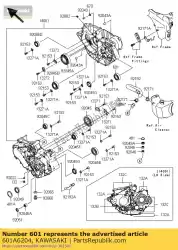 Tutaj możesz zamówić kulka ? O? Yskowa, # 6204 klf220-a1 od Kawasaki , z numerem części 601A6204: