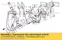 17910MZ5910, Honda, câble comp. a, accélérateur honda vf 750 1993 1994 1995 1996 1997 1999, Nouveau