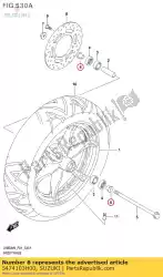 Here you can order the spacer,fr axle from Suzuki, with part number 5474103H00: