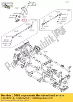 130610611, Kawasaki, capo, tappo eps kawasaki kvf750 4x4 eps brute force 750 4x4i epsgef epshef gff hff camo , Nuovo