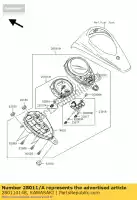 280110148, Kawasaki, meter,speed&fuel,kph vn900b9f kawasaki vn 900 2006 2007 2008 2009 2010, New