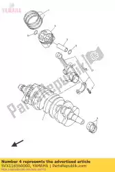 Aqui você pode pedir o rolamento plano, biela em Yamaha , com o número da peça 5VX116560000: