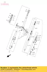 Here you can order the outer tube comp from Yamaha, with part number 2DMF31060000: