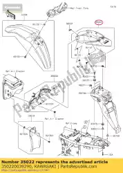 Tutaj możesz zamówić b? Otnik-komp-ty?, rr, l. Gr od Kawasaki , z numerem części 350220039290: