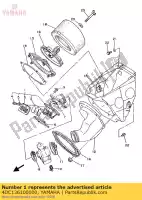 4DC136100000, Yamaha, valvola lamellare assy yamaha wr wrz 250, Nuovo