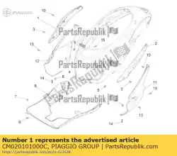 Tutaj możesz zamówić ochrona rh od Piaggio Group , z numerem części CM020101000C: