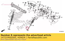 Tutaj możesz zamówić zawór, np. Od Honda , z numerem części 14721MGE000: