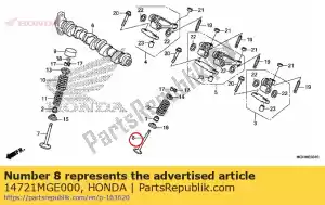 Honda 14721MGE000 zawór, np. - Dół