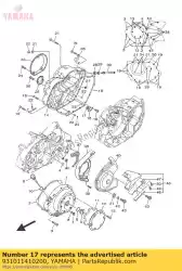 Tutaj możesz zamówić uszczelka olejowa (4x7) od Yamaha , z numerem części 931011410200: