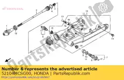 Ici, vous pouvez commander le botte, mixte auprès de Honda , avec le numéro de pièce 52104MCSG00:
