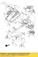 5YU2151100P4, Yamaha, parafango, anteriore yamaha mt 1670 2007, Nuovo