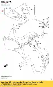 suzuki 1791015H00 réservoir assy, ??reser - La partie au fond