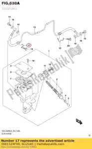 suzuki 5991524F00 pince, embrayage ho - La partie au fond