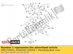 Aprilia AP8134903, Ais piastra di supporto, OEM: Aprilia AP8134903