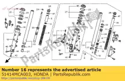 bus, gids van Honda, met onderdeel nummer 51414MCA003, bestel je hier online: