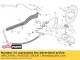 Rear brake hose support Aprilia AP8134781