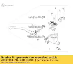 Tutaj możesz zamówić nawias od Piaggio Group , z numerem części 2B003964: