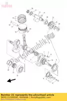 5KM115300000, Yamaha, Balancer gewicht tandwiel comp. yamaha yfm yxr 660 2002 2003 2004 2005 2006 2007, Nieuw