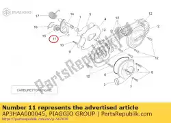 Ici, vous pouvez commander le épingle auprès de Piaggio Group , avec le numéro de pièce AP3HAA000045: