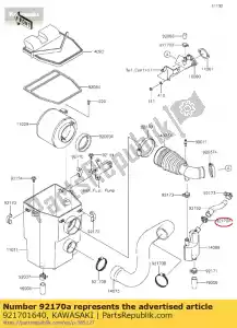 kawasaki 921701640 pince kr150-e3 - La partie au fond