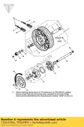 Tutaj możesz zamówić szprycha tylna lewa wewn? Trzna od Triumph , z numerem części T2014366: