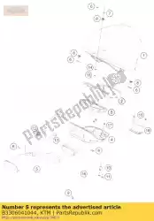 Aquí puede pedir conducto de admisión frontal b33 + r33 de KTM , con el número de pieza B3306041044: