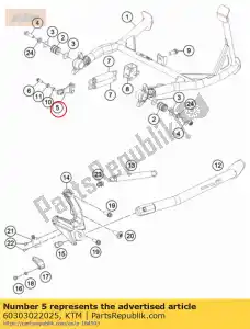 ktm 60303022025 supporto molla frontale cpl. - Il fondo